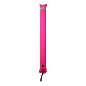 Parachute Halcyon Divers Alert Marker super grand, 1,8 m x 25 cm, circuit fermé, rose