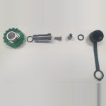 R595 Adaptateur G5/8 300 bar avec AST pour premier étage 25CCR rEvo