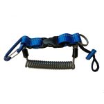 Cordon vert, noir, jaune ou bleu Mousqueton émerillon 80 mm taguette SPD