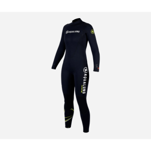 Combinaison Aqualung Wave Jumpsuit 7 mm Femme noir/vert – ML