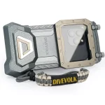 Caisson Smartphone Sous-Marin SeaTouch 4 Max Plus DIVEVOLK Gris