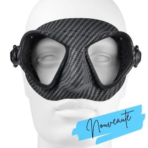 Masque C4 CONDOR Silver Noir antibuée avec boîte zippée