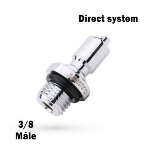 Raccord inflateur MP 3/8 Mâle x DS quick connect
