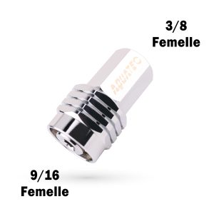 Raccord adaptateur Mp 9/16 femelle* Mp 3/8 femelle