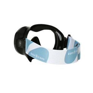 Sangle Aqualung FAST STRAP bleu ciel et blanc