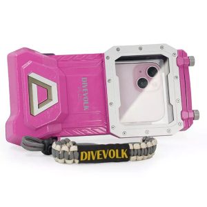 Caisson Smartphone Sous-Marin SeaTouch 4 Max Plus DIVEVOLK Rose