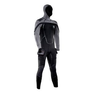 Combinaison Apeks Thermiq ADV 8/7 mm homme noir gris M