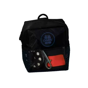 Pack sécurité 6.0 OMS : parachute 1.8m ouvert + spool 23m + sacoche Océan
