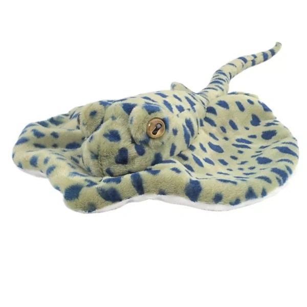 peluche-raie-point-bleu-30-cm