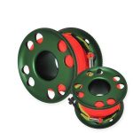 Fil plat DACRON HY-VIZ orange (mètre) - 100M SPD